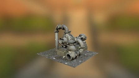 Old water pump 3D Model