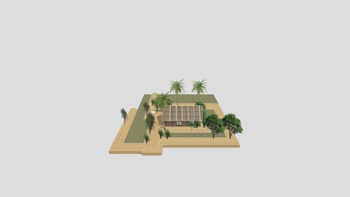 เรือนโบราณ หลังที่ 11 3D Model
