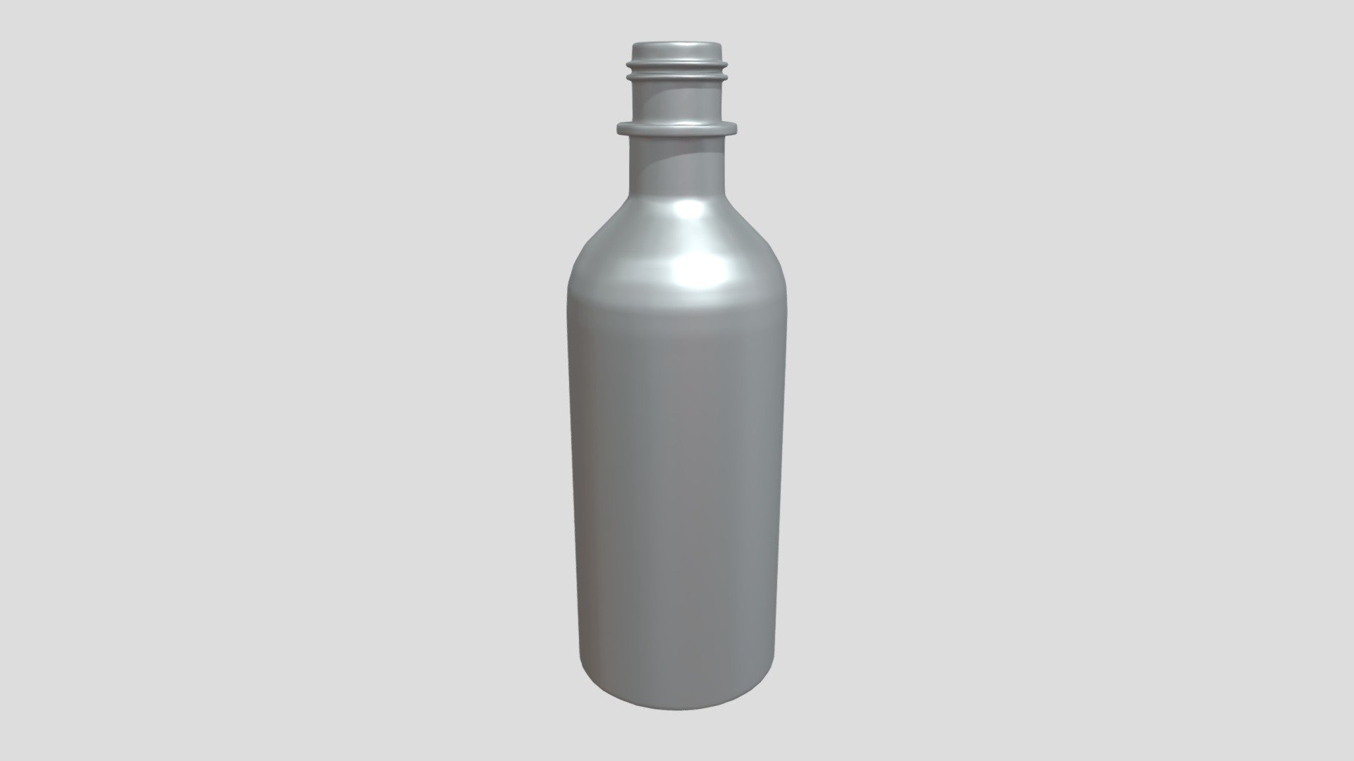 transparent plastic bottle - 3D model by henessya [0213f95] - Sketchfab