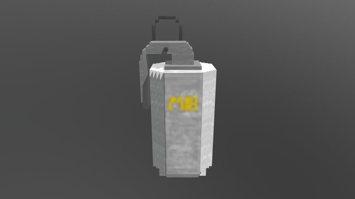 MineCraft Smoke Grenade 3D Model
