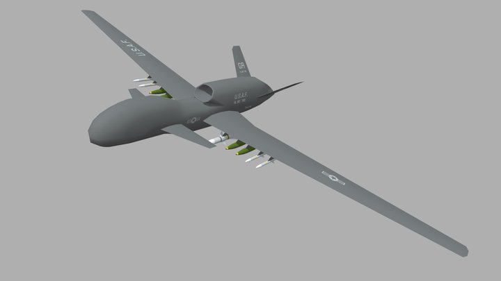 RAQ-35 "Grey Ghost" 3D Model