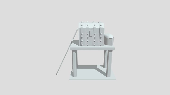 Chest Final Animation Milestone 4 3D Model