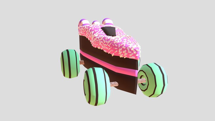 Sugar Rush Car 3D Model