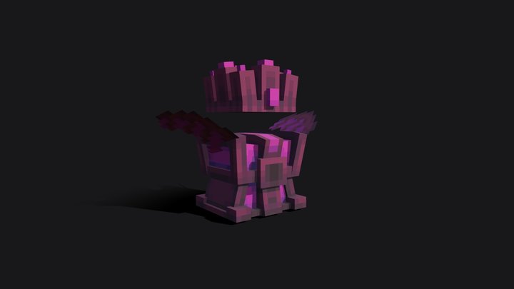 Strange magic chest 3D Model