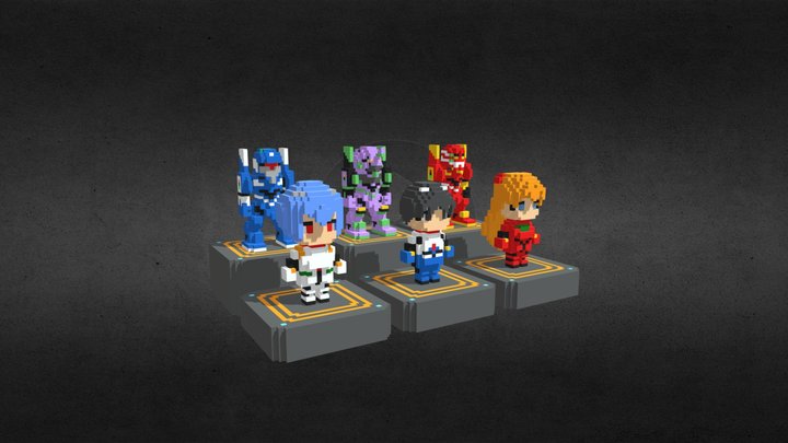 EVA【Nanoblock】 3D Model