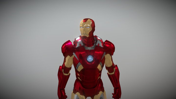 Iron Man Mark 7 3D Model