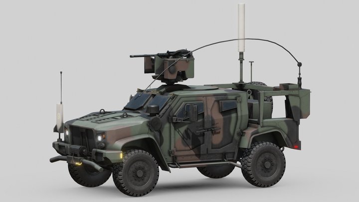 Light Combat Tactical All-Terrain Vehicle 3D Model