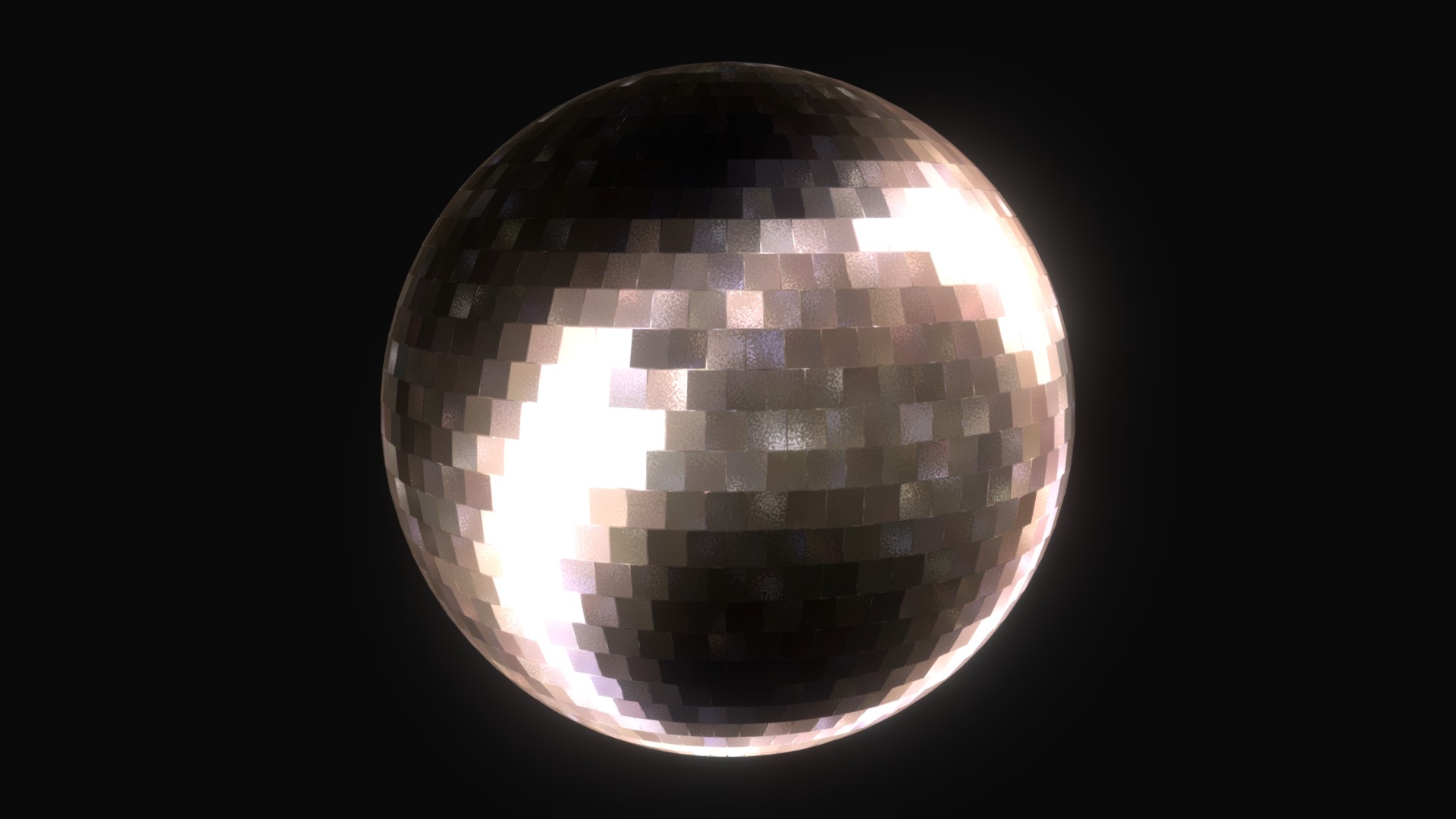 3D model Disco mirror ball - This is a 3D model of the Disco mirror ball. The 3D model is about a circular object with a light in it.