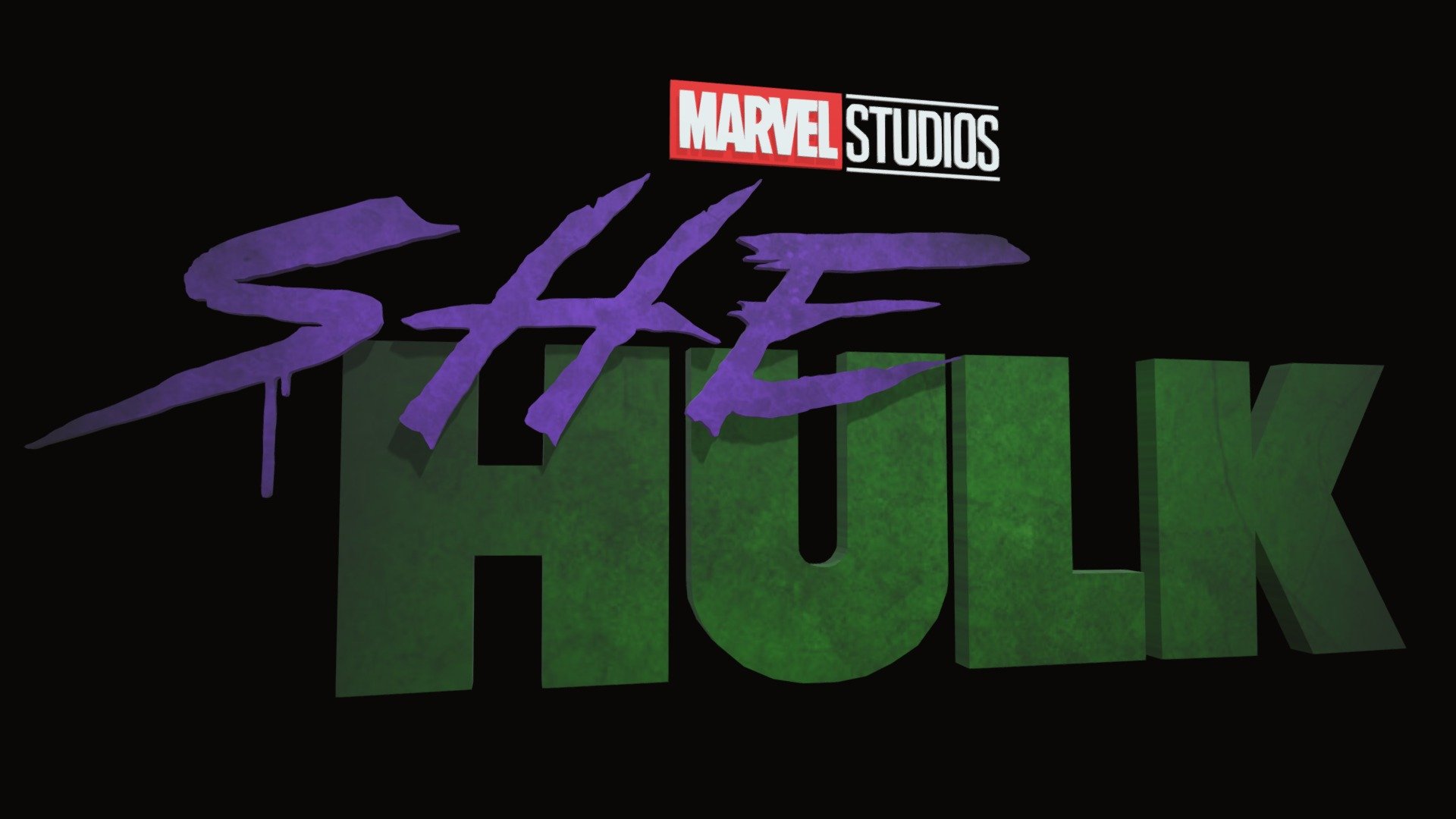 She Hulk Disney Plus Logo Marvel - Download Free 3D model by Ian Dowson ...