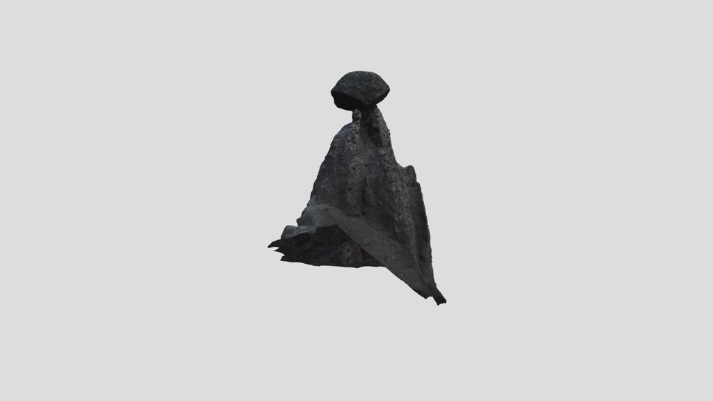 Hoodoo Rock Formation Photoscan