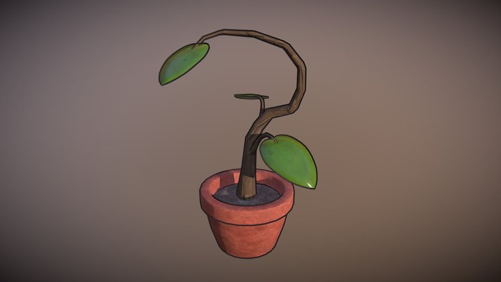 Potted Plant 3D Model