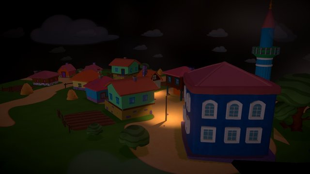 Niloya's Village 3D Model