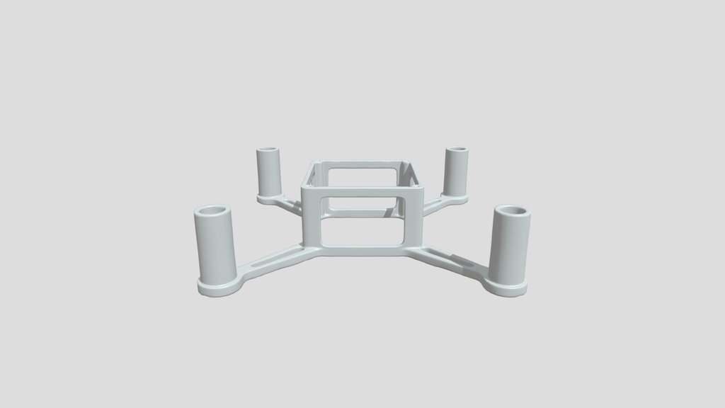 Quadcopter frame with motor mounts