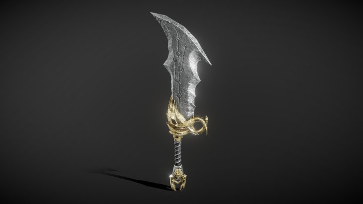 Blades of Chaos, (God of War Ragnarok) 3D Model