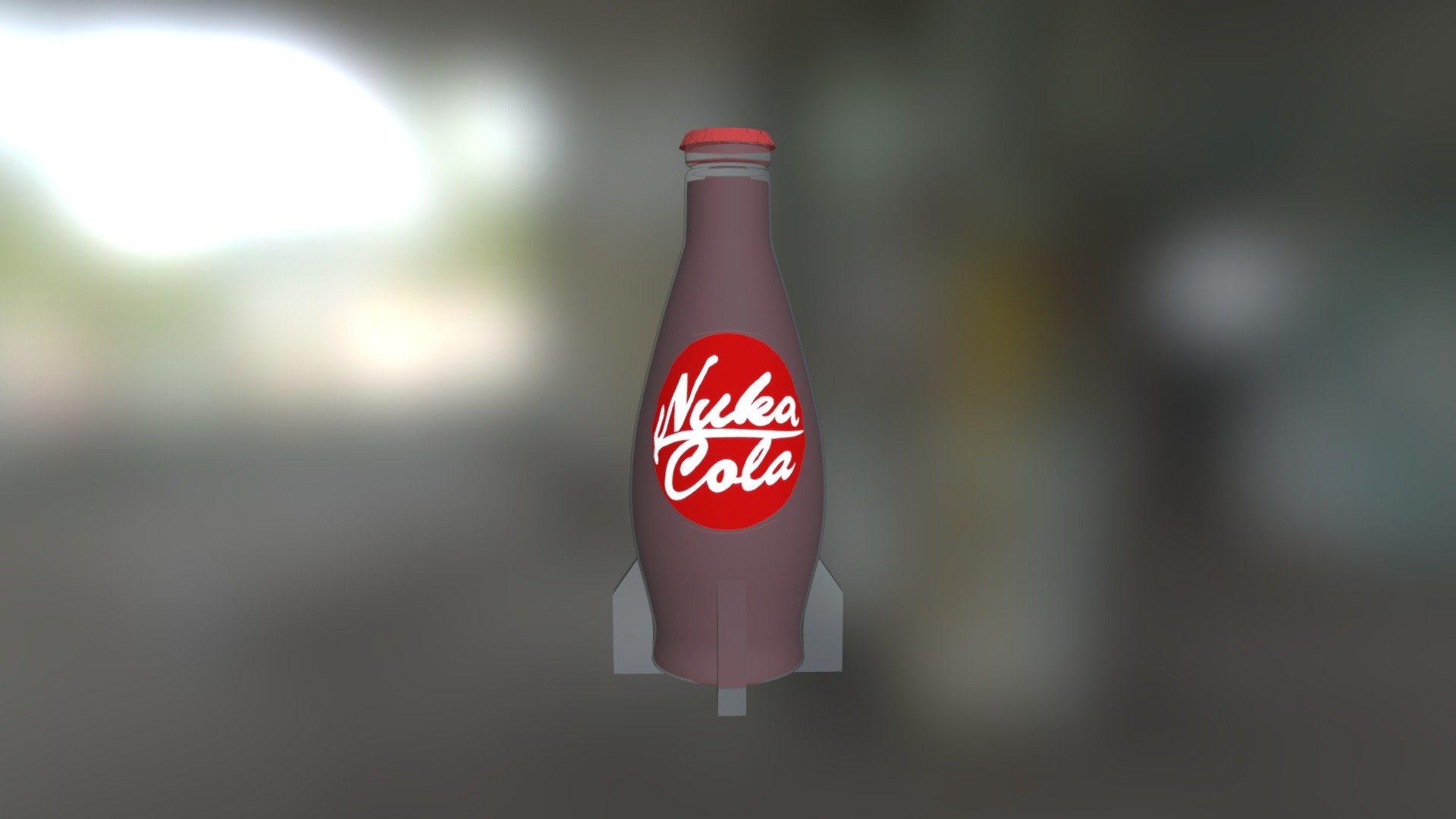 3D-Datei Nuka Cola Bottle Fallout Prop Replica 🍾・Design für 3D