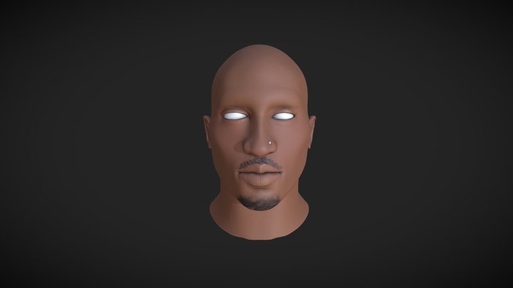 Tupac Shakur Bust 3D Model