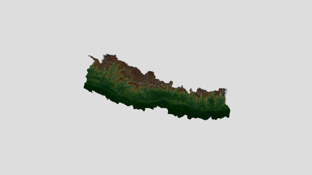 A 3D Terrain - Nepal