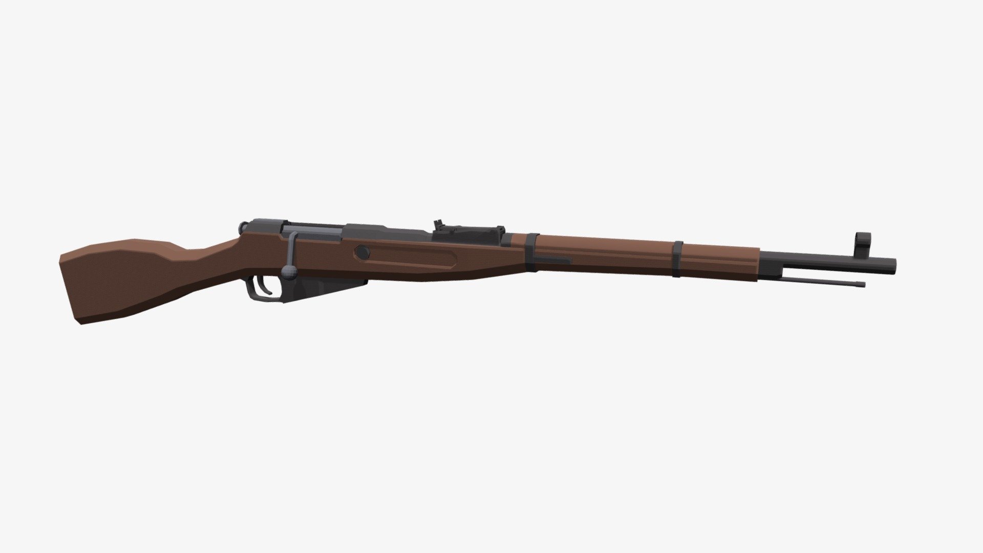 Low Poly Mosin Carbine