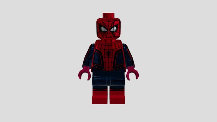 Lego Spider man Homecoming Minifigure Download Free 3D model by Neut2000 021f01a Sketchfab