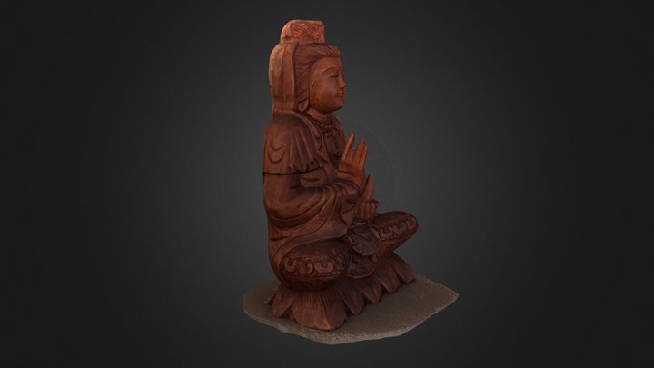 Buddha-wood 3D Model