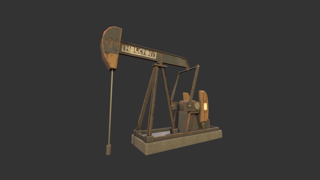 Pump Jack Download Free 3D model by Renafox (kryik1023) [021faf8