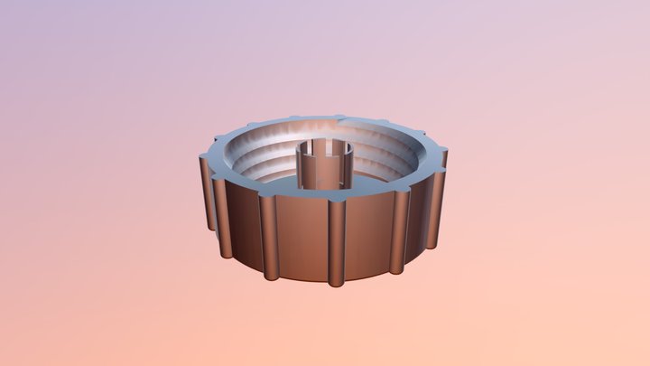 Cover for canister. 3D Model
