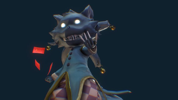 Ichi, Jester Cat 3D Model