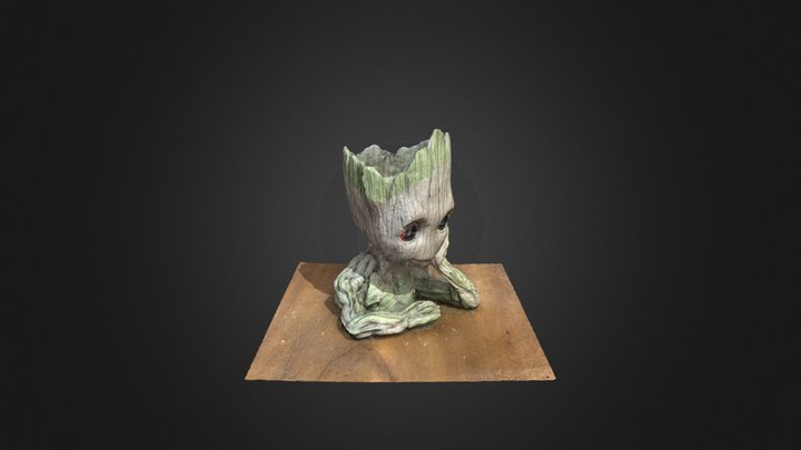Groot (Smartphone, Meshroom Custom) 3D Model