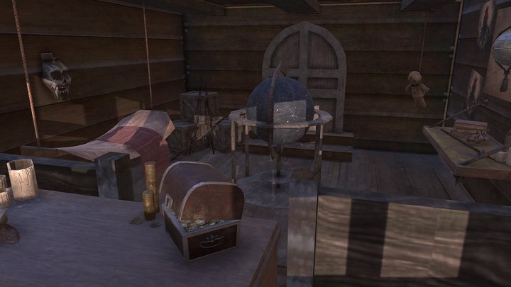 Captains Quarters 3D Model
