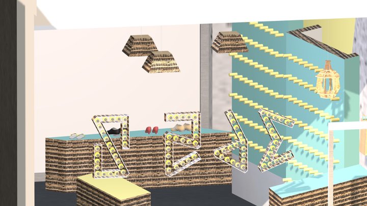 TIENDA ZAPATOS 3D Model