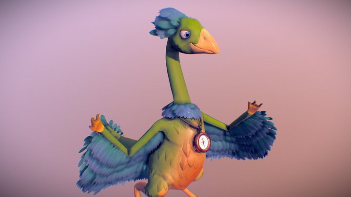 Dino bird 3D Model