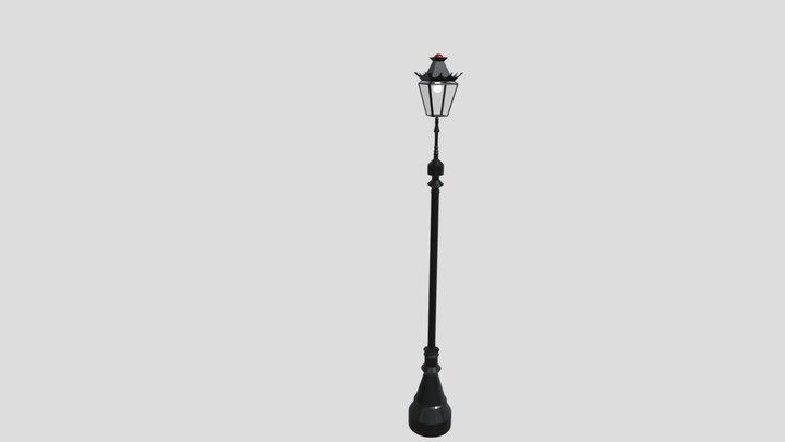 Street Lamp 2 3D Model