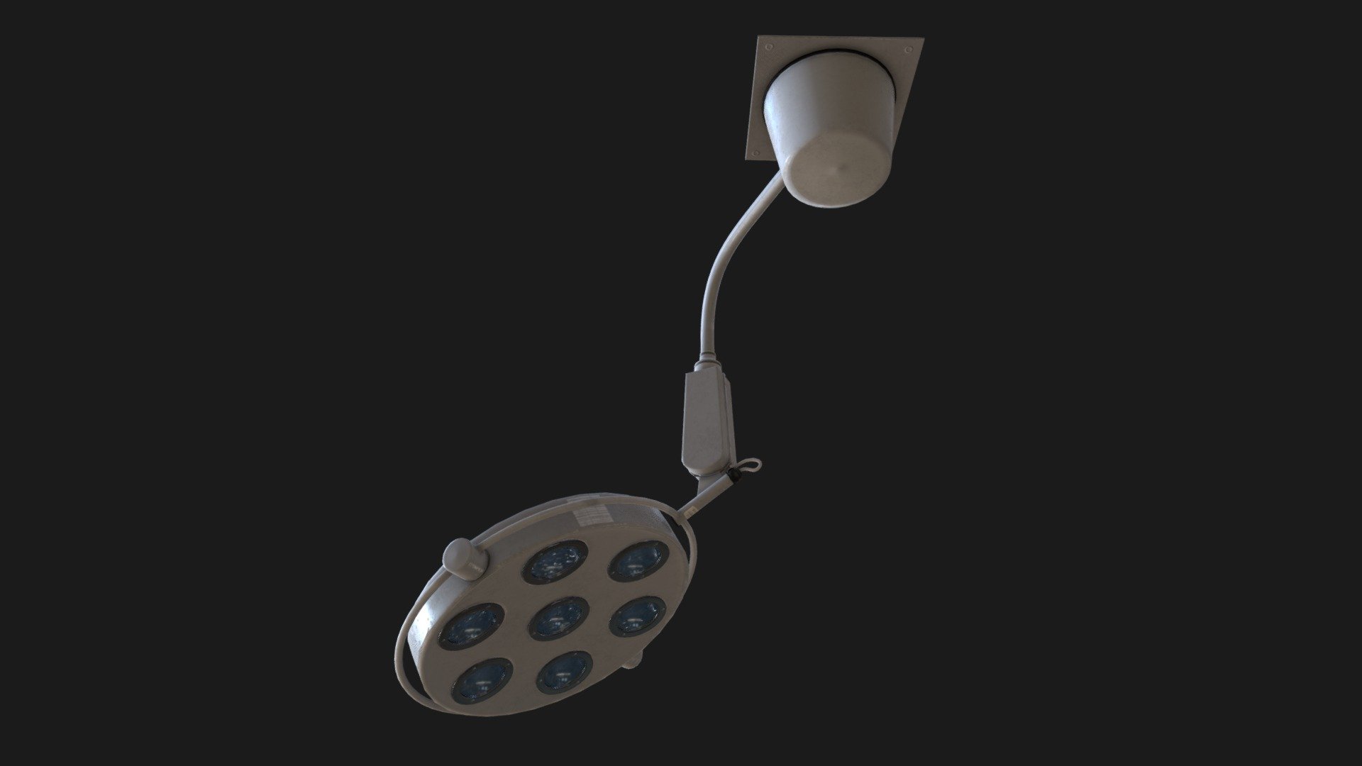 Operating Lamp Hospital 3D model by Bert Vanhengel (Bert.vanhengel