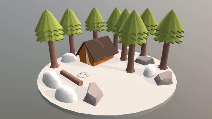 Forest Camp V1.4 3D Model