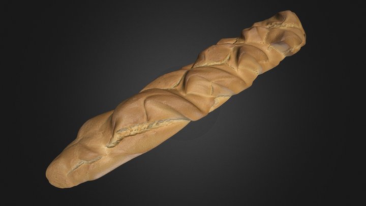 Photo Scanned Bread #04 3D Model