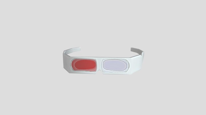 PC Computer - Roblox - Retro 3D Glasses 3D Model