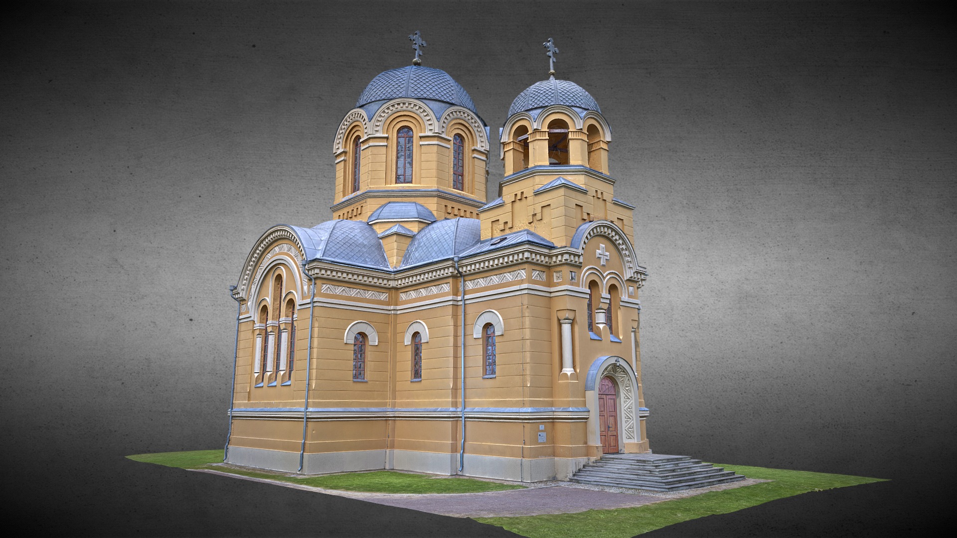 Orthodox Church of St Symeon Słupnik - Exterior - 3D model by krayczek ...