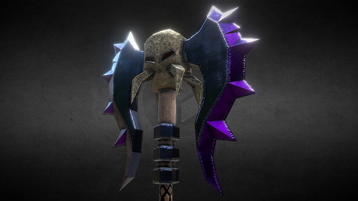 Dark Knight's axe 3D Model