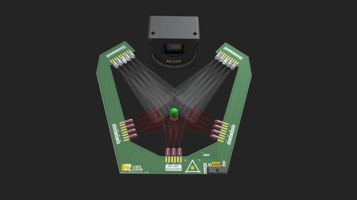NIR LED BACKLIGHT 3D Model