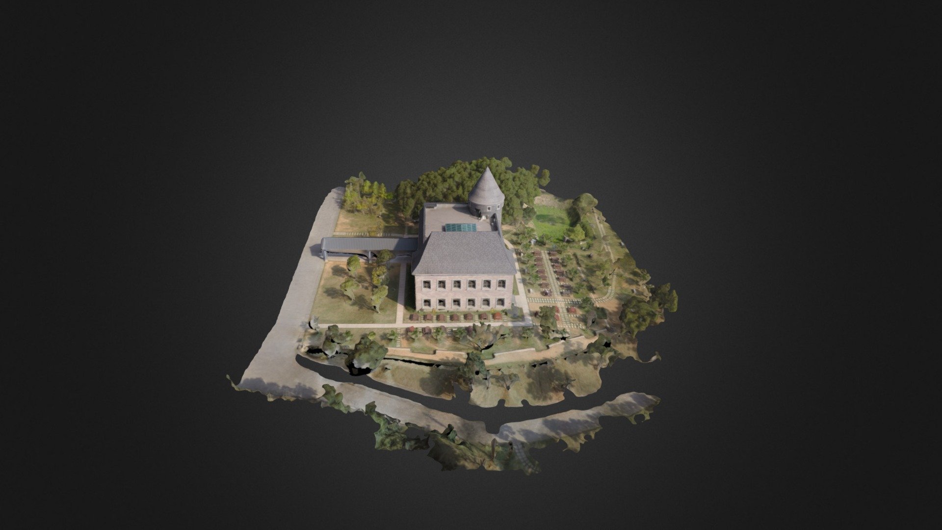 Brown coffee castle, Taiwan Pix4Dmapper