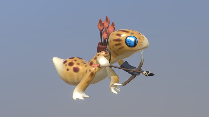 Warrior Salamander 3D Model