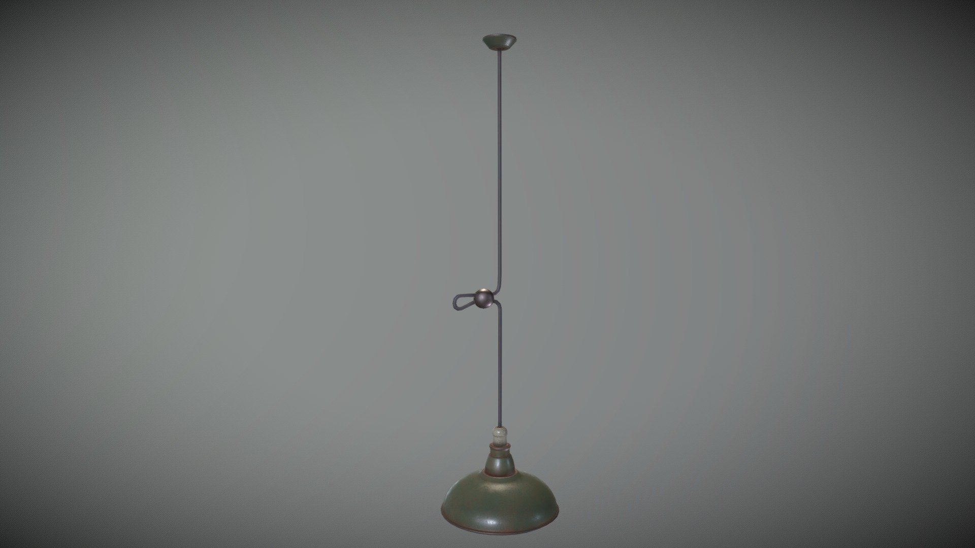 Game Art: Vintage Ceiling Lamp