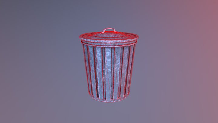 Trash Can 3D Model