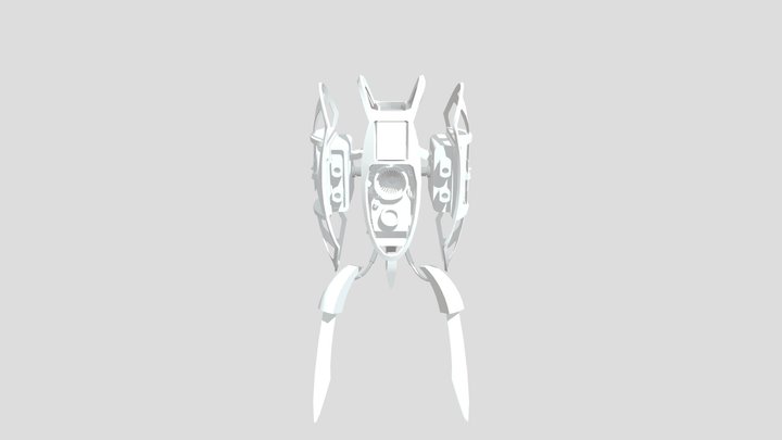 Defective turret - portal 2 3D Model