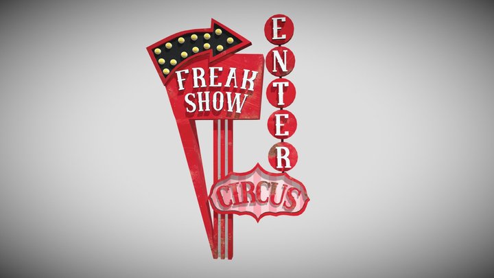 Welcome to the Freak Show 3D Model
