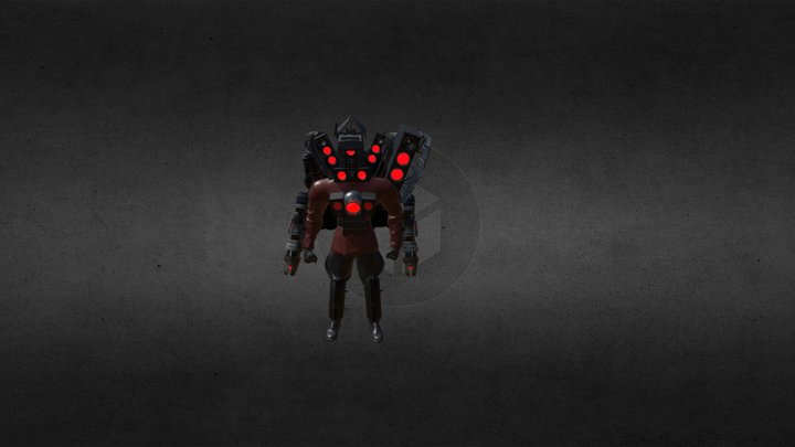 Supercharge titan speakerman 3D Model