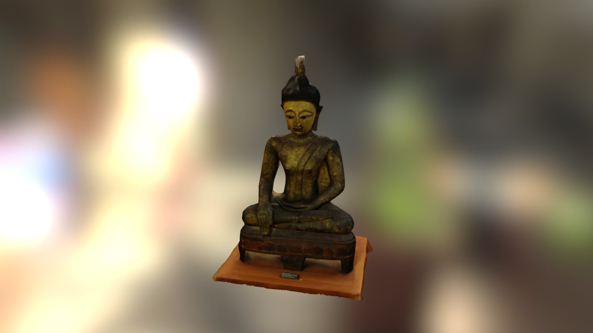 Buddha Earth Touching Gesture