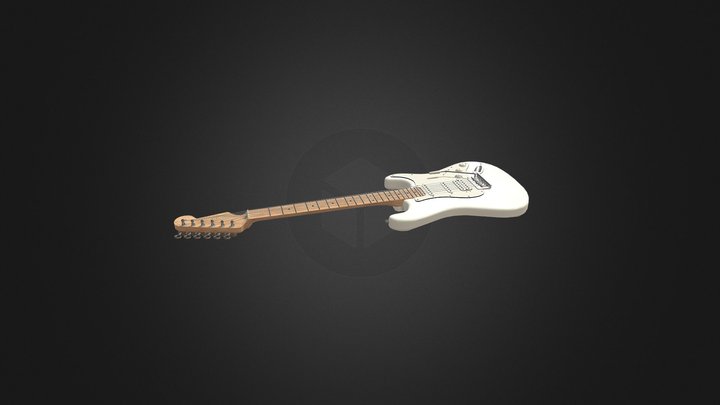 The Juanes Stratocaster 3D Model