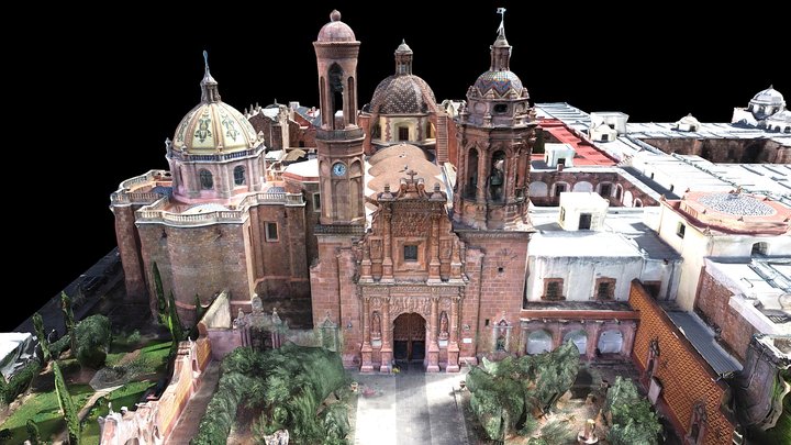 Convento de Nuestra Señora de Guadalupe 3D Model