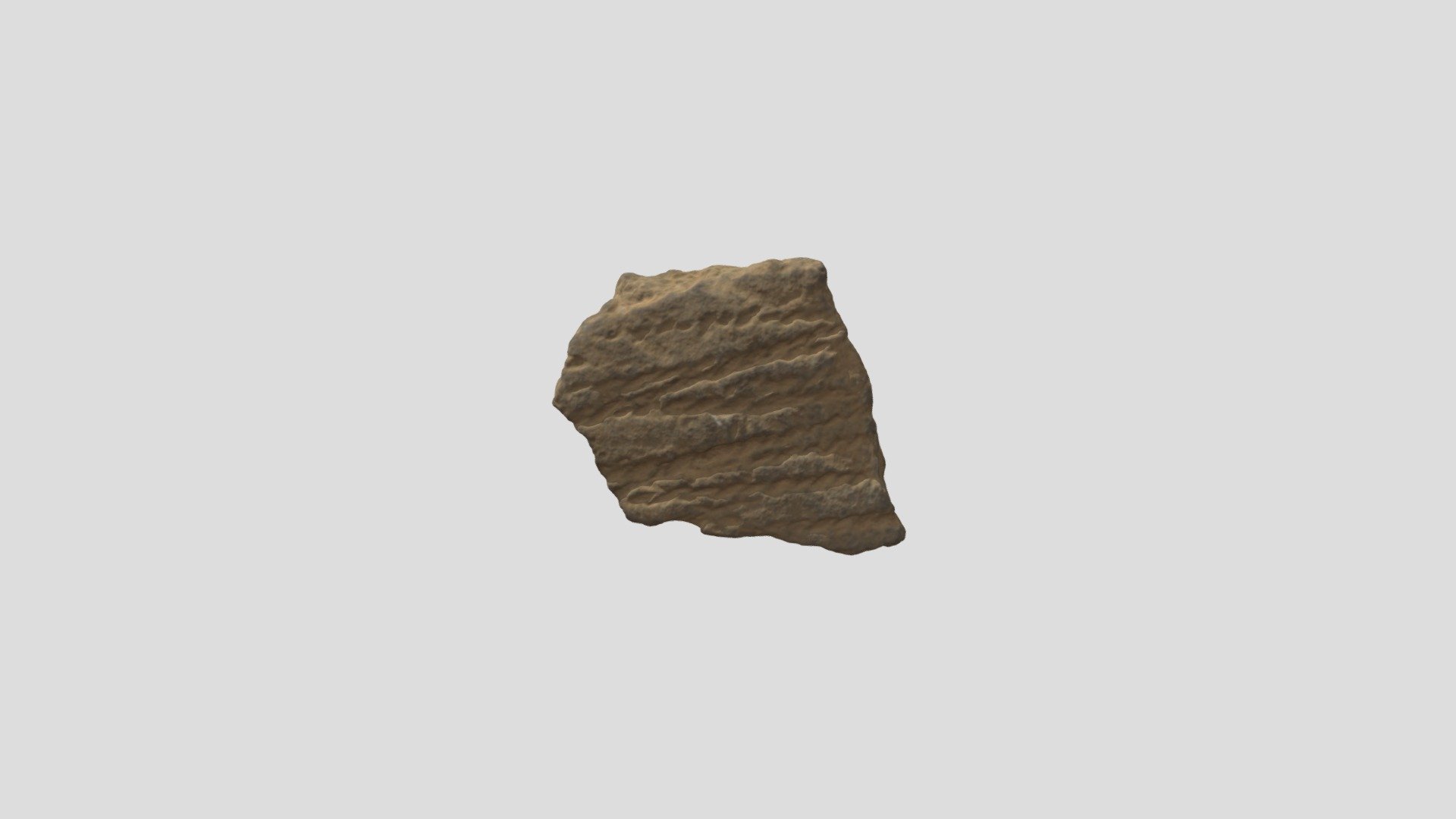 Bowl Sherd With Cord Impression (2) 1500-1900 Yo